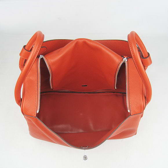 High Quality Replica Hermes Lindy 26CM Shoulder Bag Orange - Click Image to Close